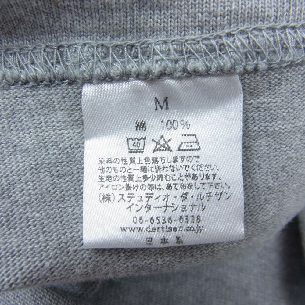 STUDIO D’ARTISAN ステュディオダルチザン 9938 スヴィンゴールド 吊り編み ロンT 長袖 Tシャツ 杢GY グレー系 M【中古】