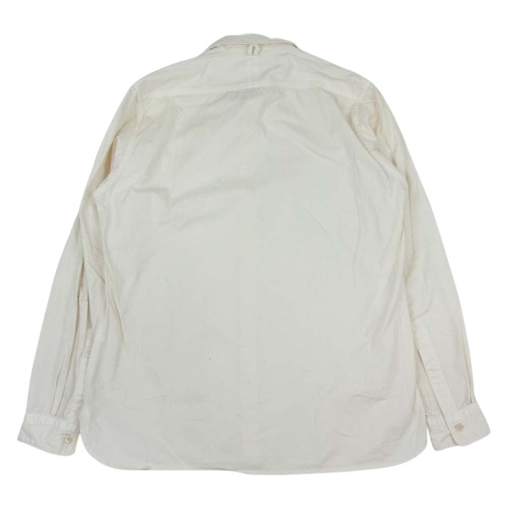 ORGUEIL オルゲイユ OR-5078A Work Shirt ワーク 長袖 コットン シャツ オフホワイト系 38【中古】