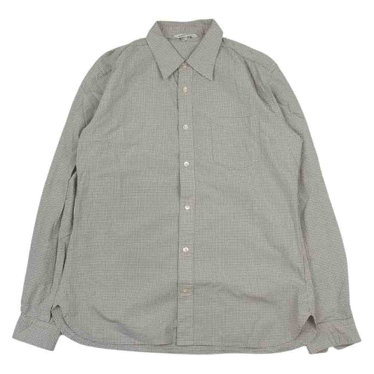ORGUEIL オルゲイユ OR-0578B Work Shirt チェック ワーク 長袖 コットン シャツ ベージュ系 38【中古】