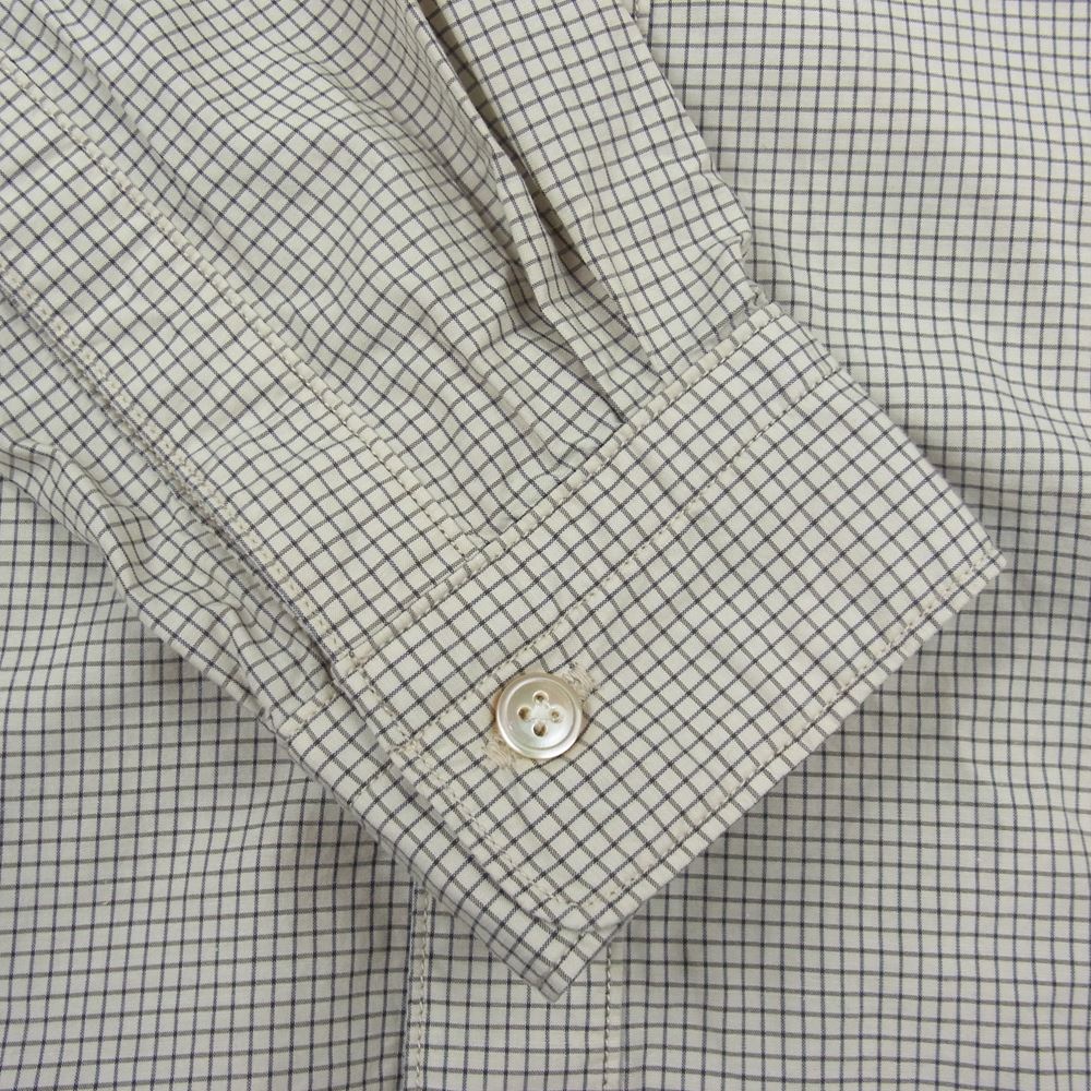 ORGUEIL オルゲイユ OR-0578B Work Shirt チェック ワーク 長袖 コットン シャツ ベージュ系 38【中古】
