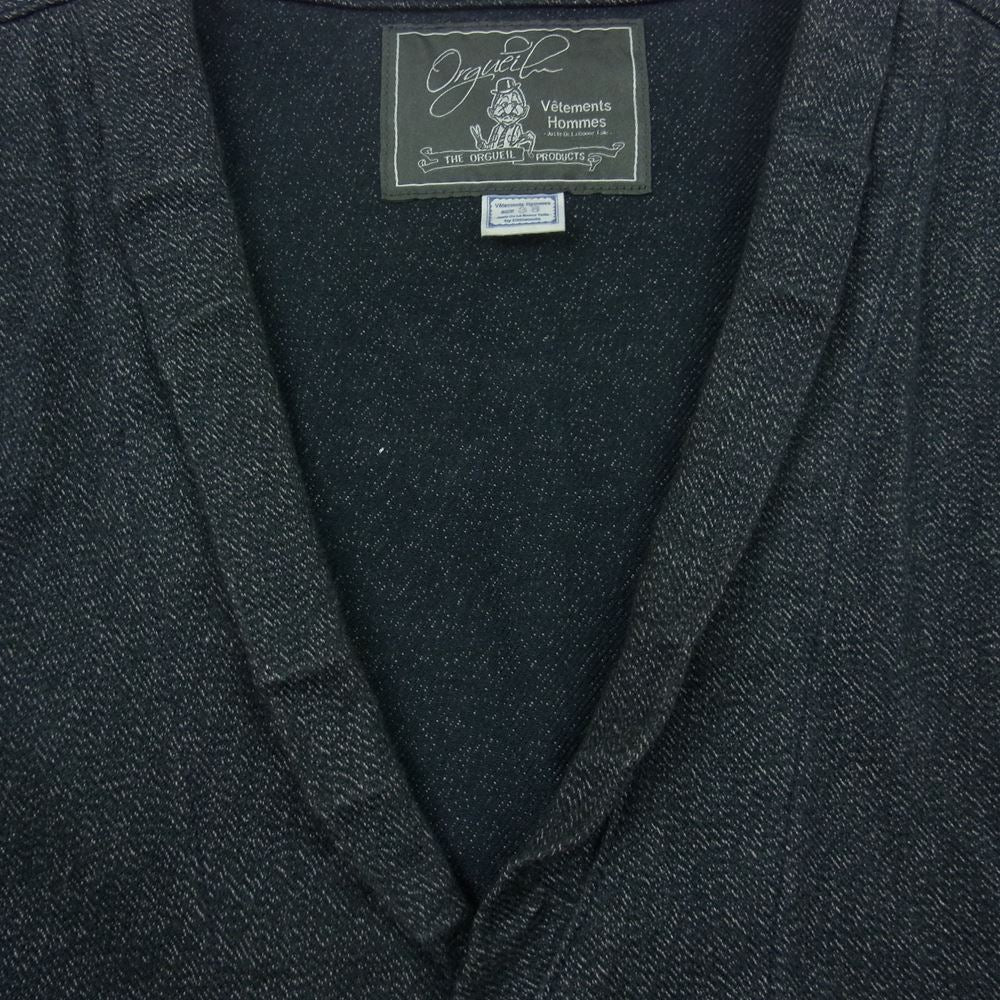 ORGUEIL オルゲイユ OR-4009 Gilet ジレ ベスト ネイビー系 38【中古】