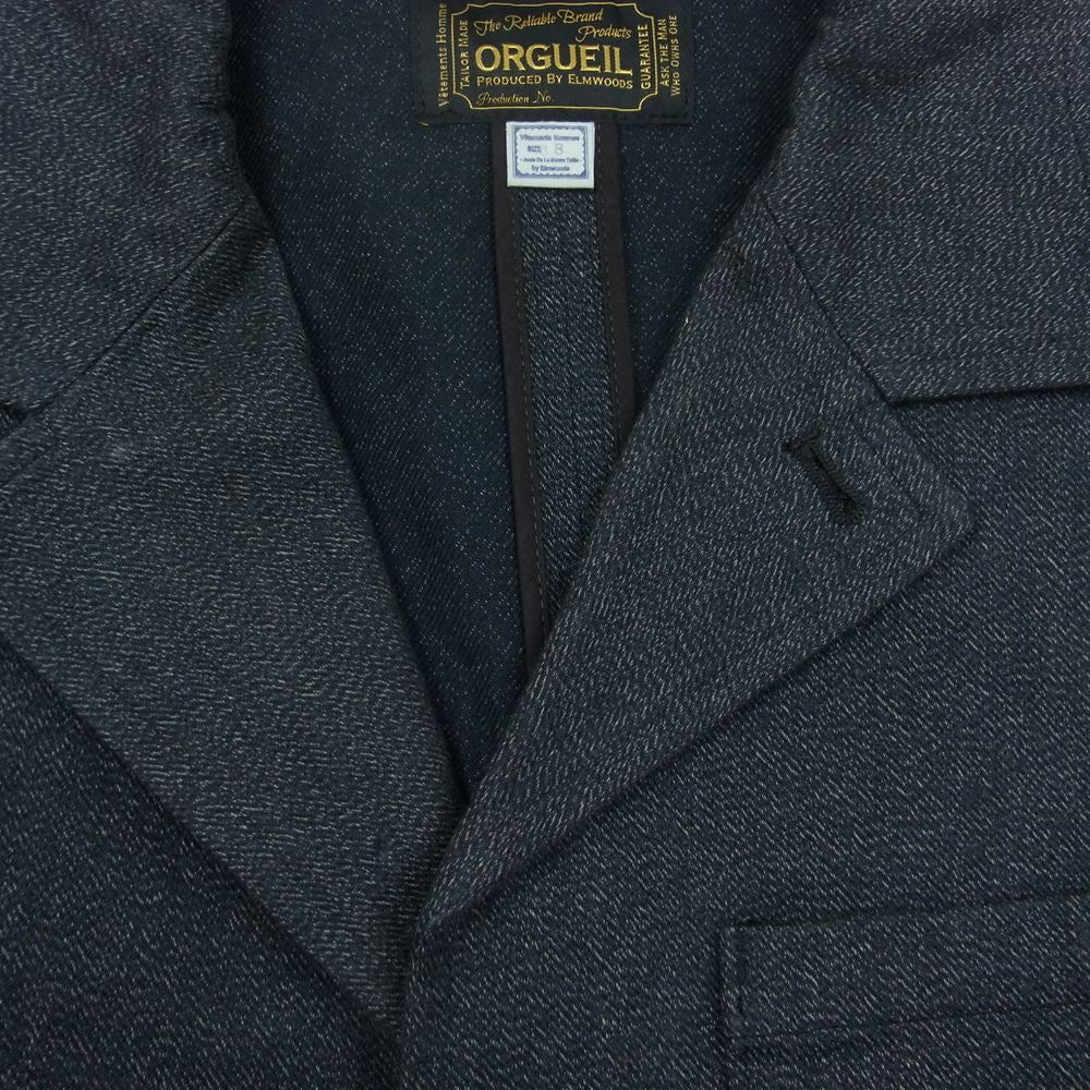 ORGUEIL オルゲイユ OR-4012 Suck Jacket サック ジャケット ネイビー系 38【中古】