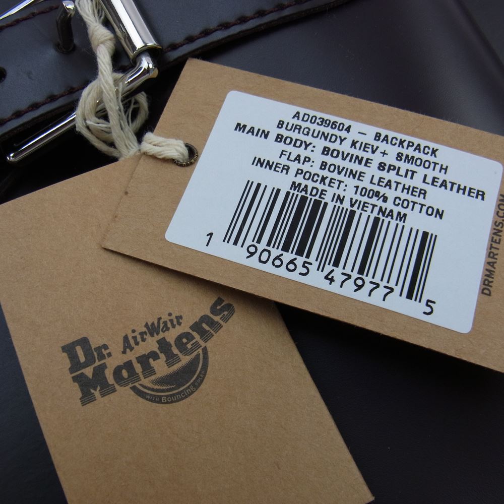 Dr.Martens ドクターマーチン AD039604 Small Leather Backpack スモール レザー レザー バックパック リュック ダークブラウン系【美品】【中古】