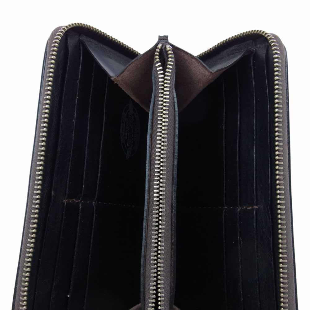 TOY'S McCOY トイズマッコイ TMA1715 LEATHER QUILTED LONG WALLET レザー キルティング ロング ウォレット長財布 ブラック系 ブラウン系【中古】