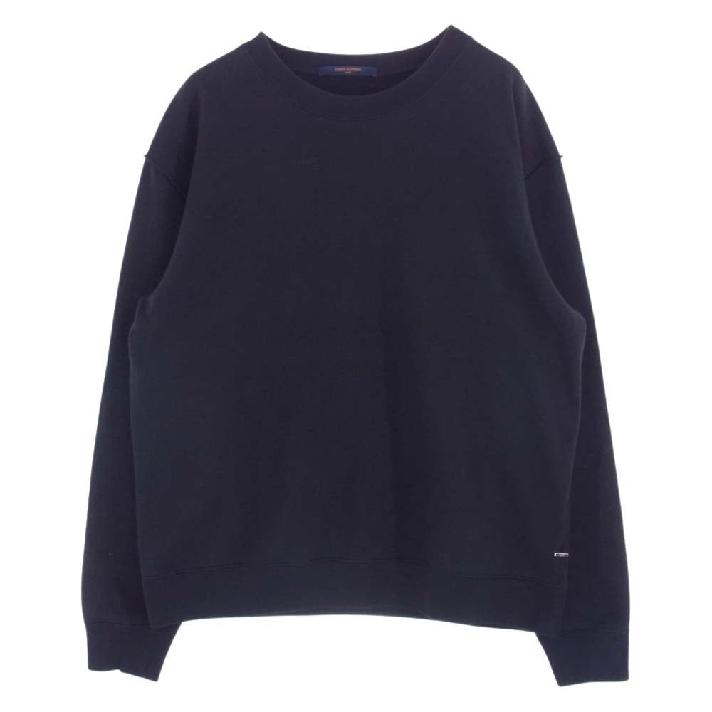 LOUIS VUITTON ルイ・ヴィトン 21AW RM201Q NPH HIY52W インサイドアウト クルーネック スウェットトレーナー ブラック ブラック系 L【中古】