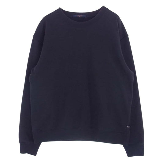 LOUIS VUITTON ルイ・ヴィトン 21AW RM201Q NPH HIY52W インサイドアウト クルーネック スウェットトレーナー ブラック ブラック系 L【中古】