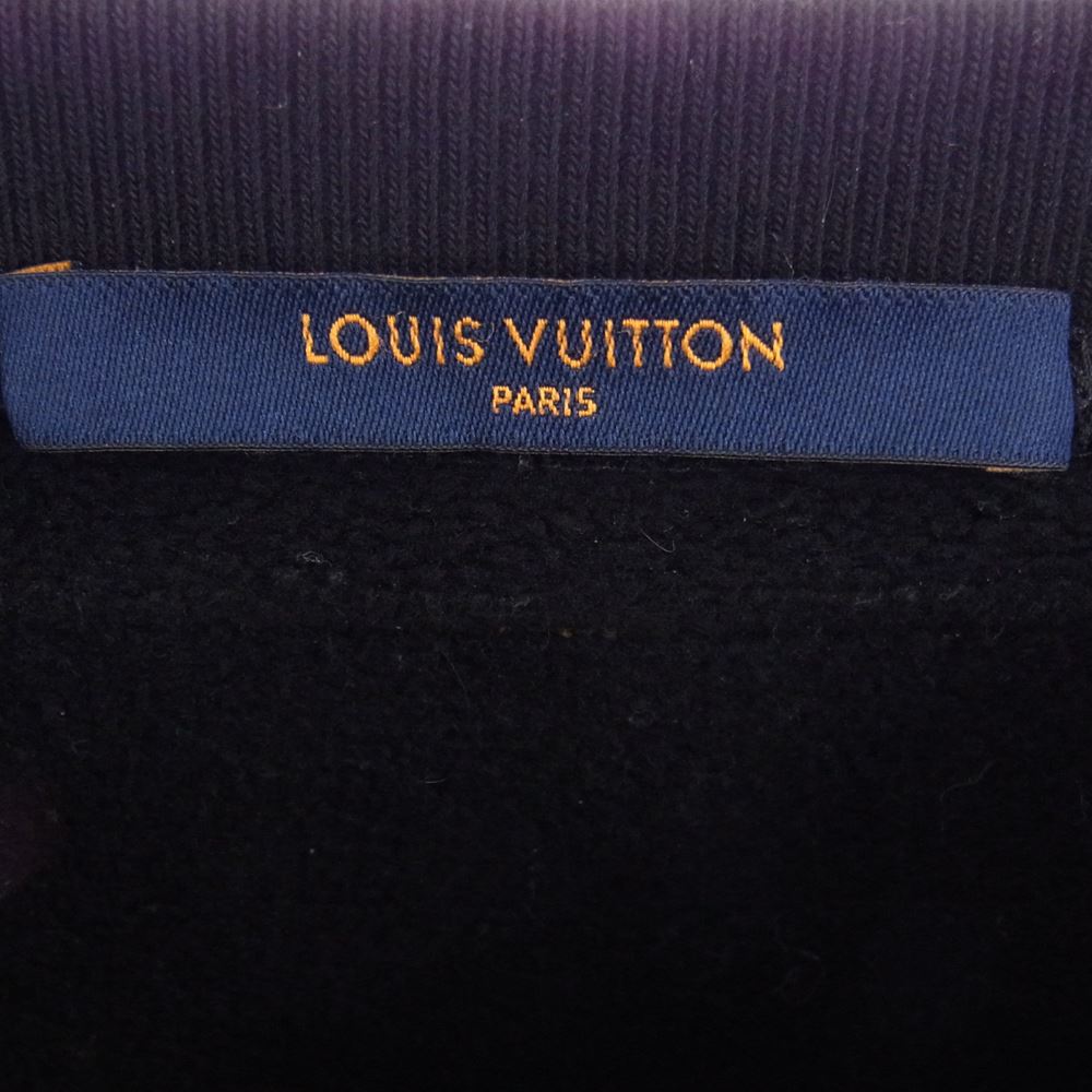 LOUIS VUITTON ルイ・ヴィトン 21AW RM201Q NPH HIY52W インサイドアウト クルーネック スウェットトレーナー ブラック ブラック系 L【中古】