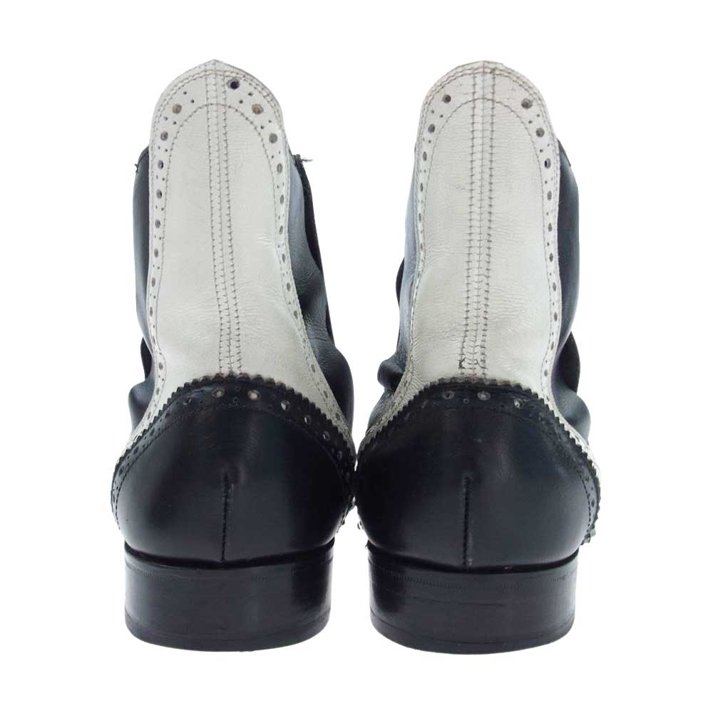 Tricker's トリッカーズ M7139 Baffle ウイングチップ サイドゴア ブーツ ブラック系 ホワイト系 UK8.5【中古】