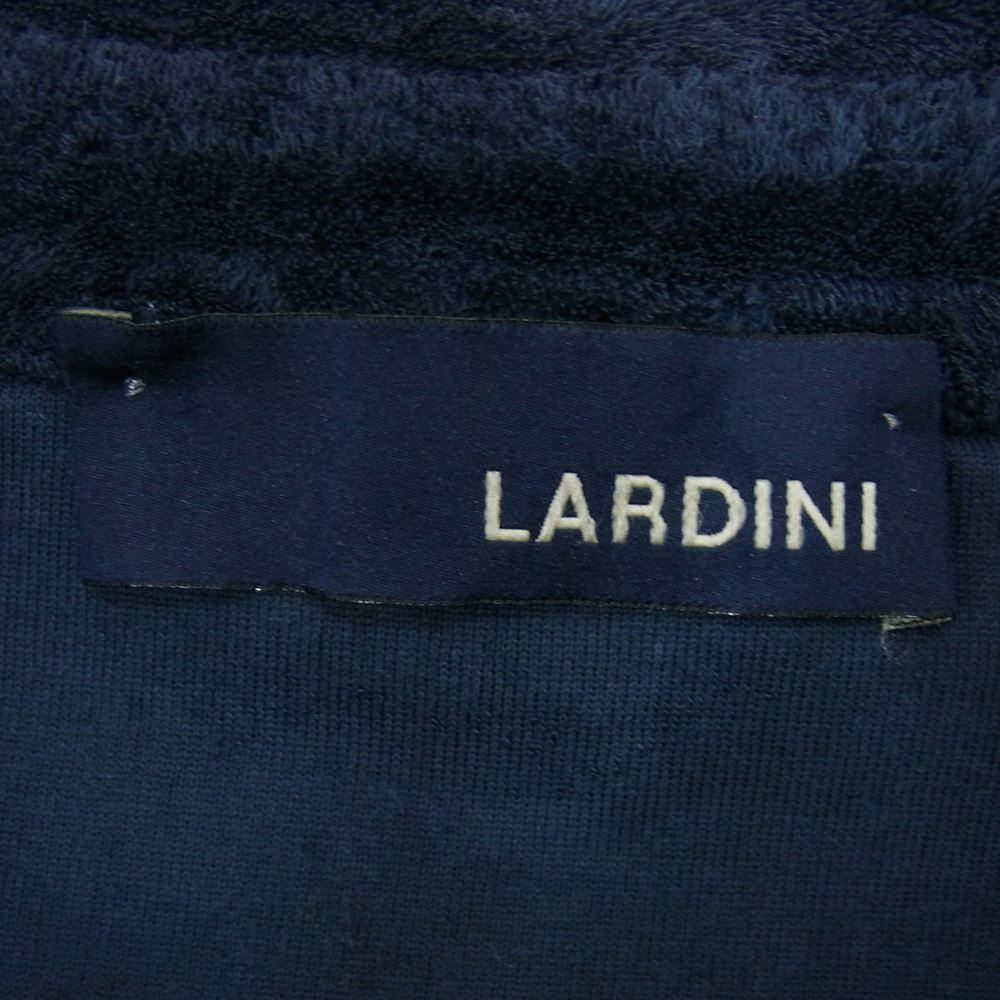 LARDINI ラルディーニ イタリア製 パイルコットン 半袖 スキッパー 