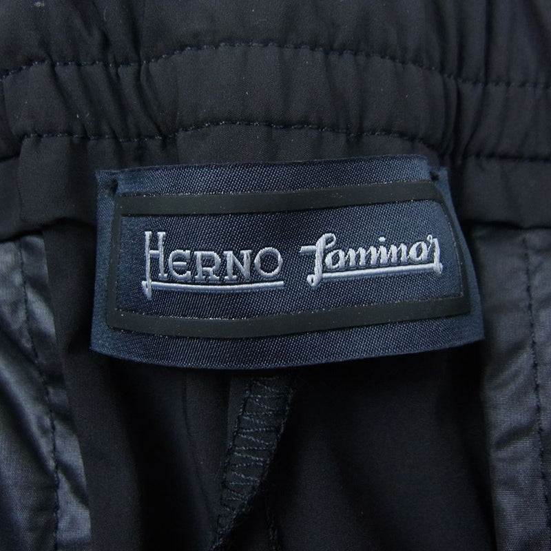 Herno ヘルノ 23SS PT00001UL-12691 Laminar ラミナー ストレッチ撥水ナイロン パンツ ブラック系 XS【新古品】【未使用】【中古】