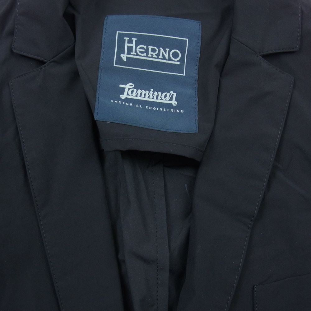 Herno ヘルノ 23SS GA00021UL-12803 Laminar ラミナー ストレッチ撥水ナイロン ジャケット ブラック系 46【新古品】【未使用】【中古】