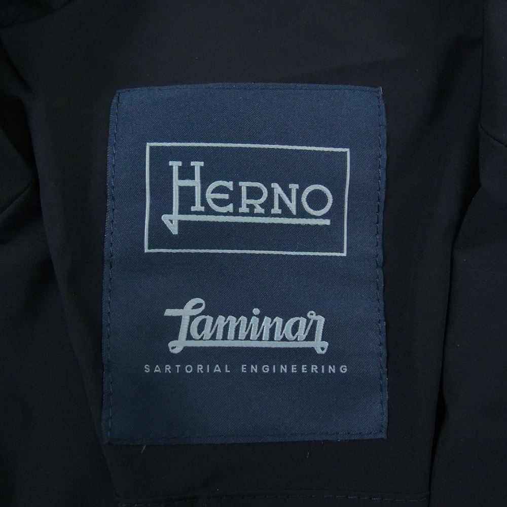 Herno ヘルノ 23SS GA00021UL-12803 Laminar ラミナー ストレッチ撥水ナイロン ジャケット ブラック系 46【新古品】【未使用】【中古】