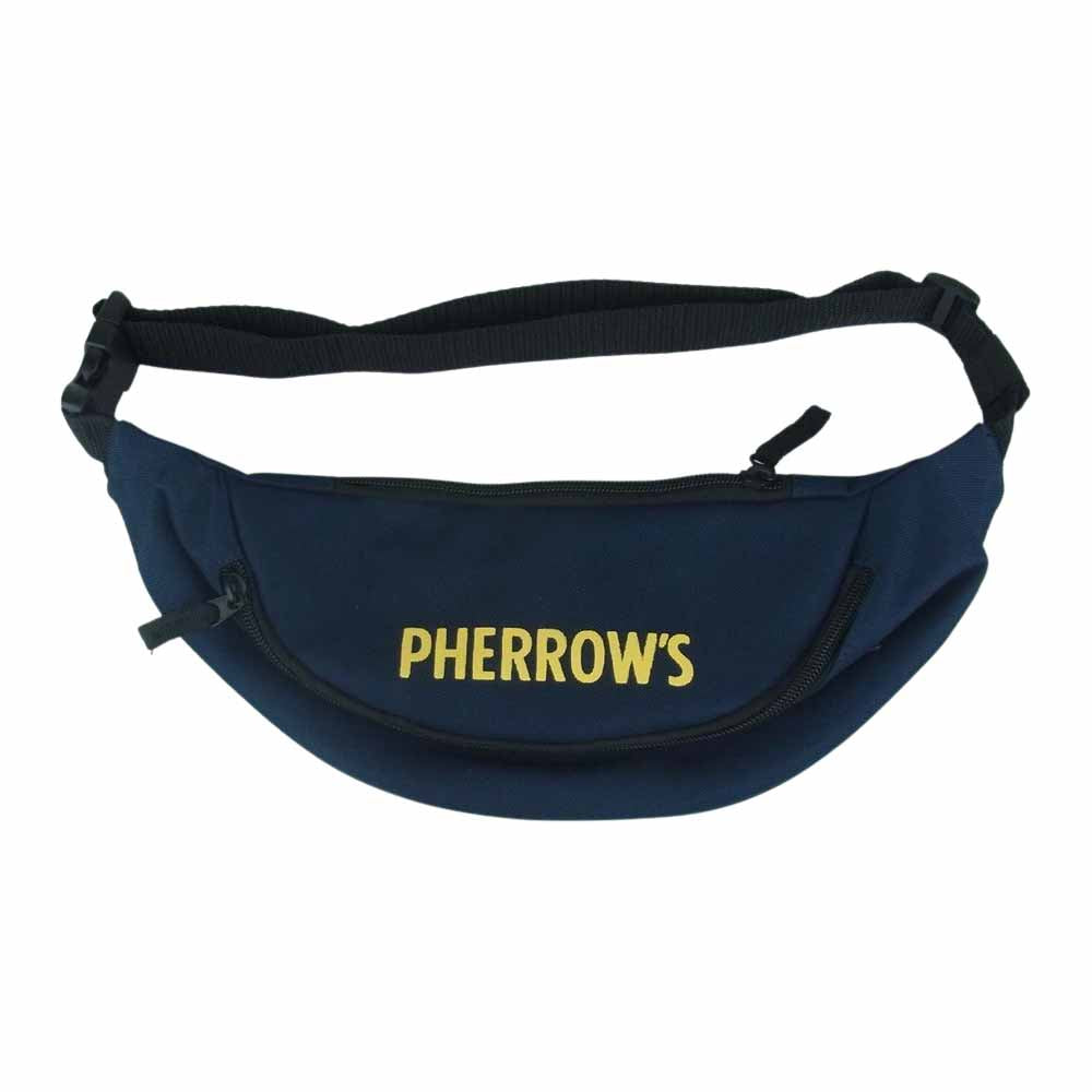 Pherrow's フェローズ ウェスト ポーチ ボディ バッグ 中国製 ネイビー系【中古】