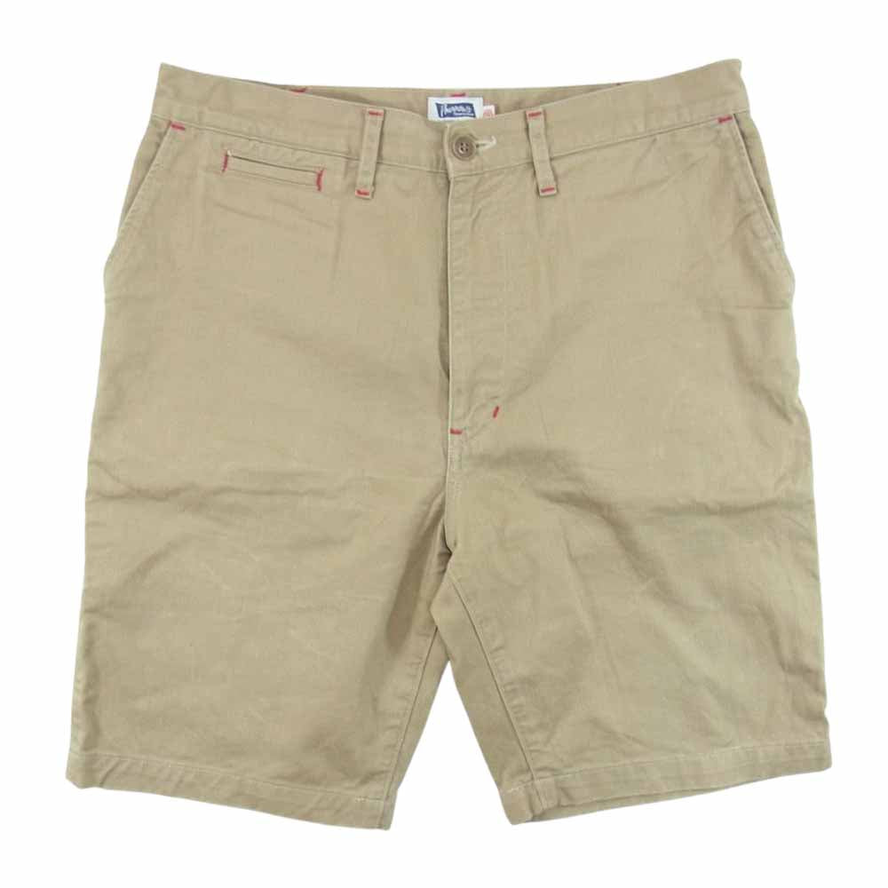 Pherrow's フェローズ CHINO SHORT PANTS チノ ショートパンツ ベージュ系 L/G【中古】