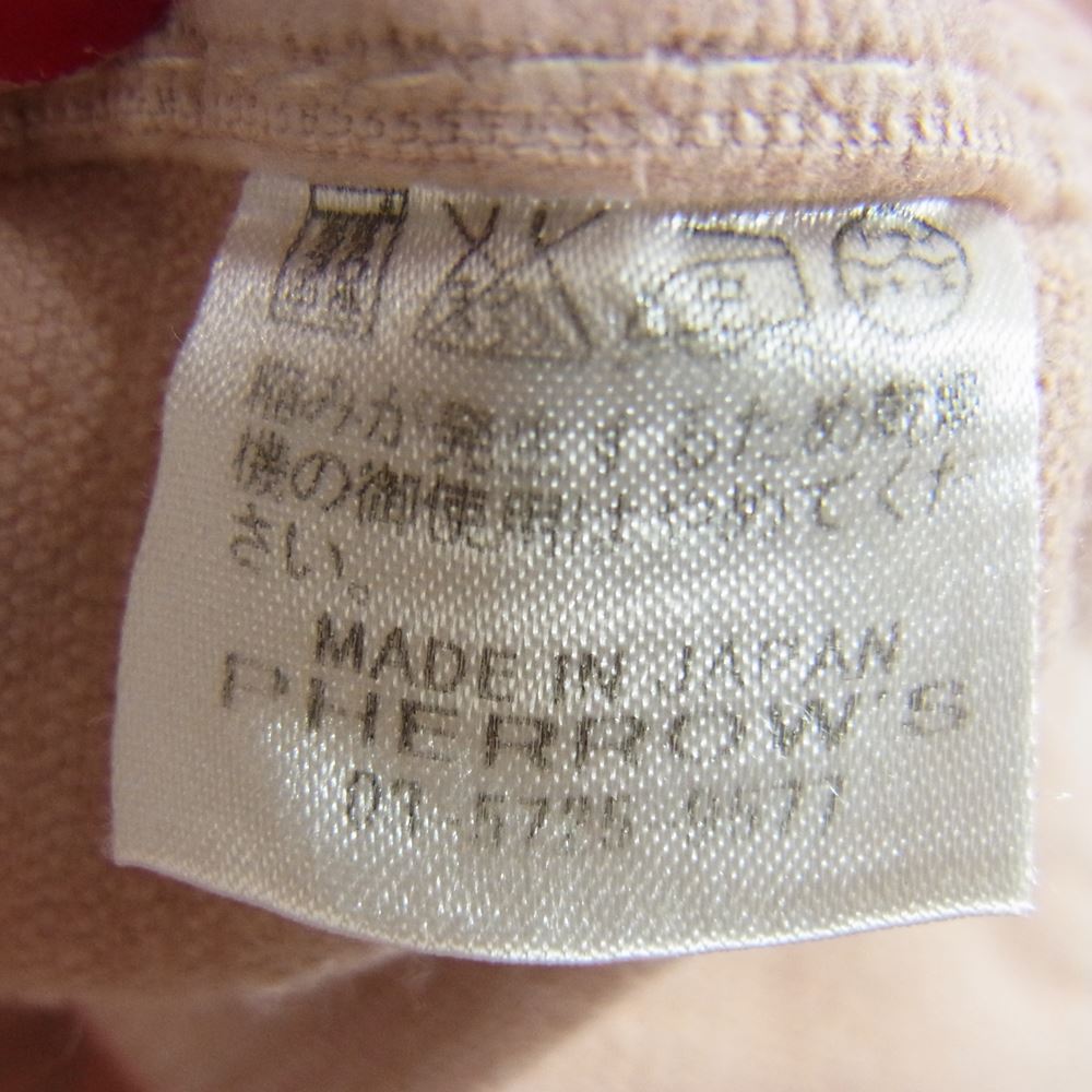 Pherrow's フェローズ コーデュロイ ブッシュ ショーツ  ショートパンツ ピンク系 L/G【中古】