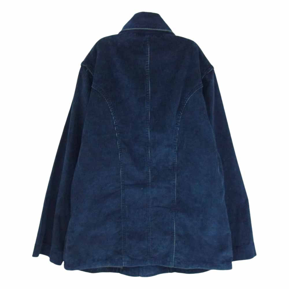 ダリーズ インディゴ コーデュロイ シャツ ジャケット ネイビー系 15 1/2【中古】