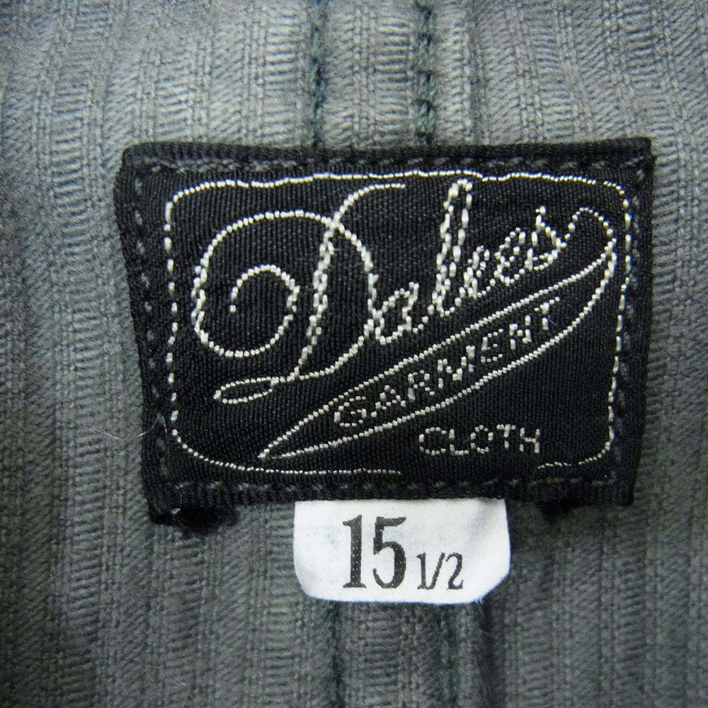 ダリーズ インディゴ コーデュロイ シャツ ジャケット ネイビー系 15 1/2【中古】