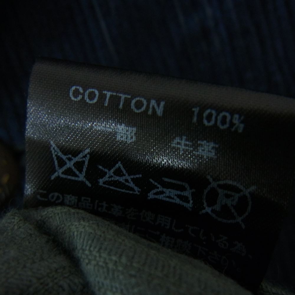 ダリーズ インディゴ コーデュロイ シャツ ジャケット ネイビー系 15 1/2【中古】