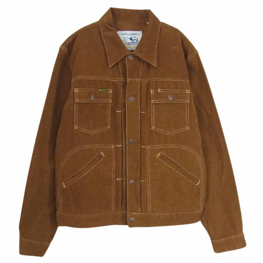 Pherrow's フェローズ Lot100 コーヂュロイ トラッカー ジャケット ブラウン系 40【中古】