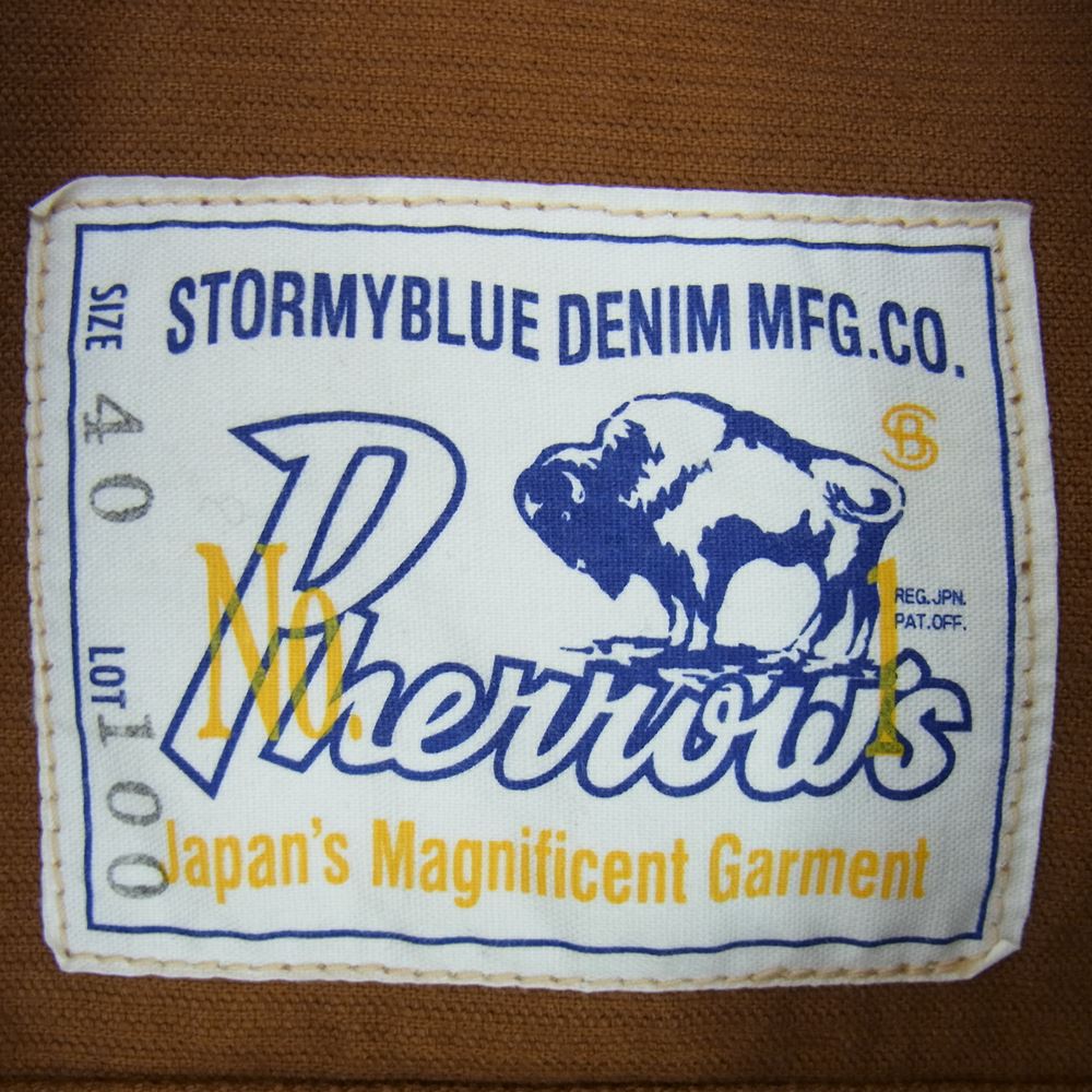 Pherrow's フェローズ Lot100 コーヂュロイ トラッカー ジャケット ブラウン系 40【中古】