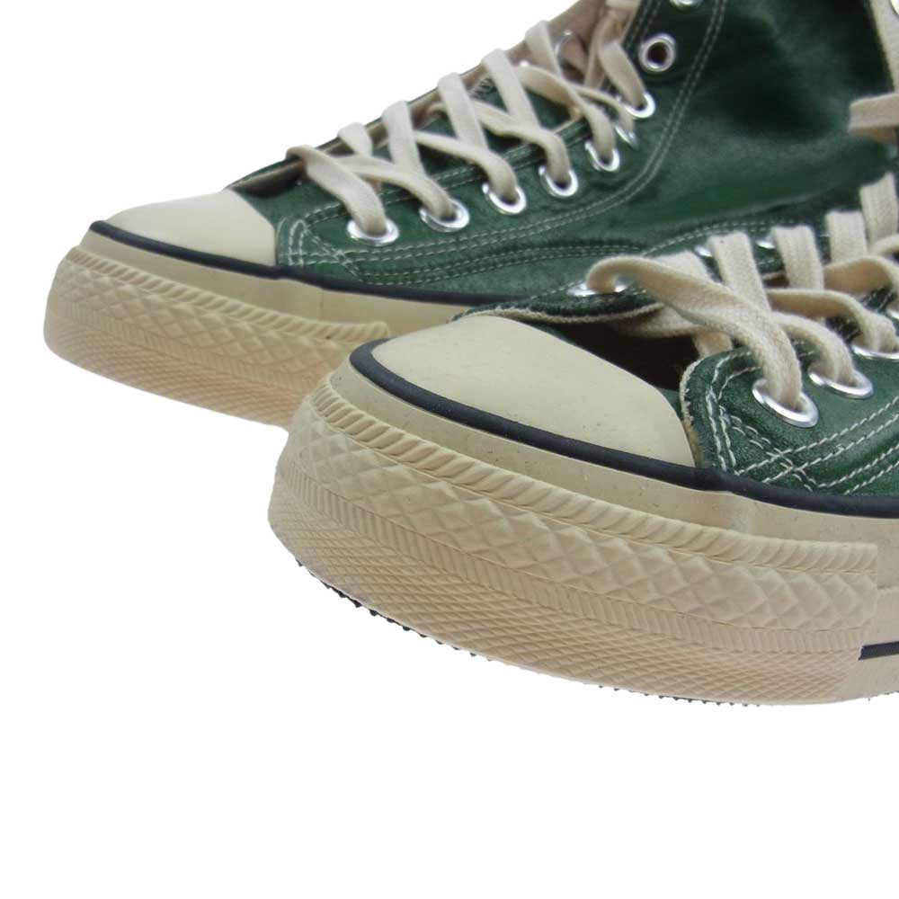 FAR EATERN ENTHUSIAST ファーイースタンエンスージアスト FE1501-JE E Hi SNEAKERS ハイカット レザー スニーカー グリーン系 10【美品】【中古】