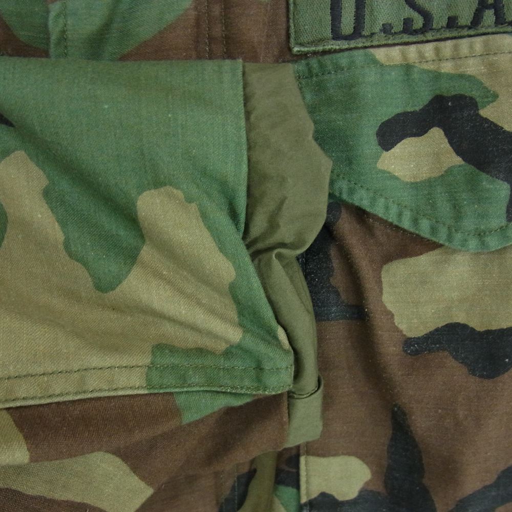 メイド バイ サニー サイド アップ TYPE M-65 ジャケット ノーカラー リメイク カーキ系 S【中古】