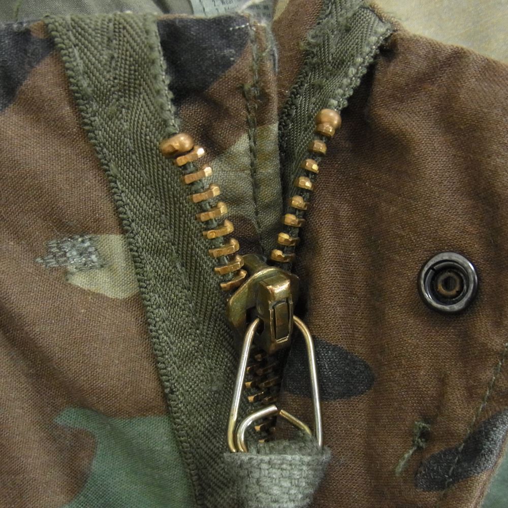 メイド バイ サニー サイド アップ TYPE M-65 ジャケット ノーカラー リメイク カーキ系 S【中古】