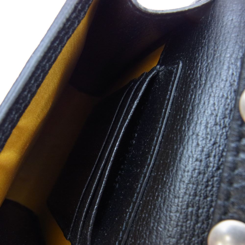 GUCCI グッチ 625599 GG ロゴ グッチオブザグリッド 斜め掛け ショルダーバッグ イエロー系 ブラック系【極上美品】【中古】