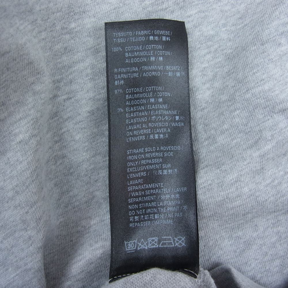 BALENCIAGA バレンシアガ 22SS 676589 TLVF1 スライム ロゴ プリント Tシャツ グレー系 3【美品】【中古】