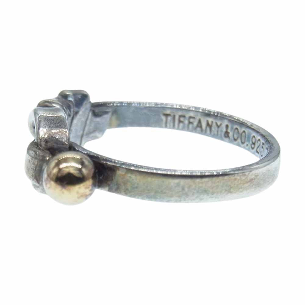 TIFFANY&Co. ティファニー K18YG SV925 フックアンドアイ リング 9号【中古】