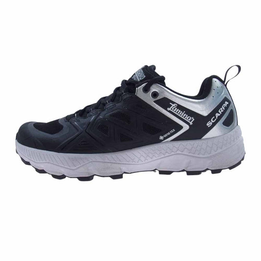 Herno ヘルノ 33073-200 × SCARPA SPIN ULTRA 2 ASSOLUTO GTX スカルパ トレイル ランニング シューズ ローカット スニーカー ブラック系 EU41【中古】