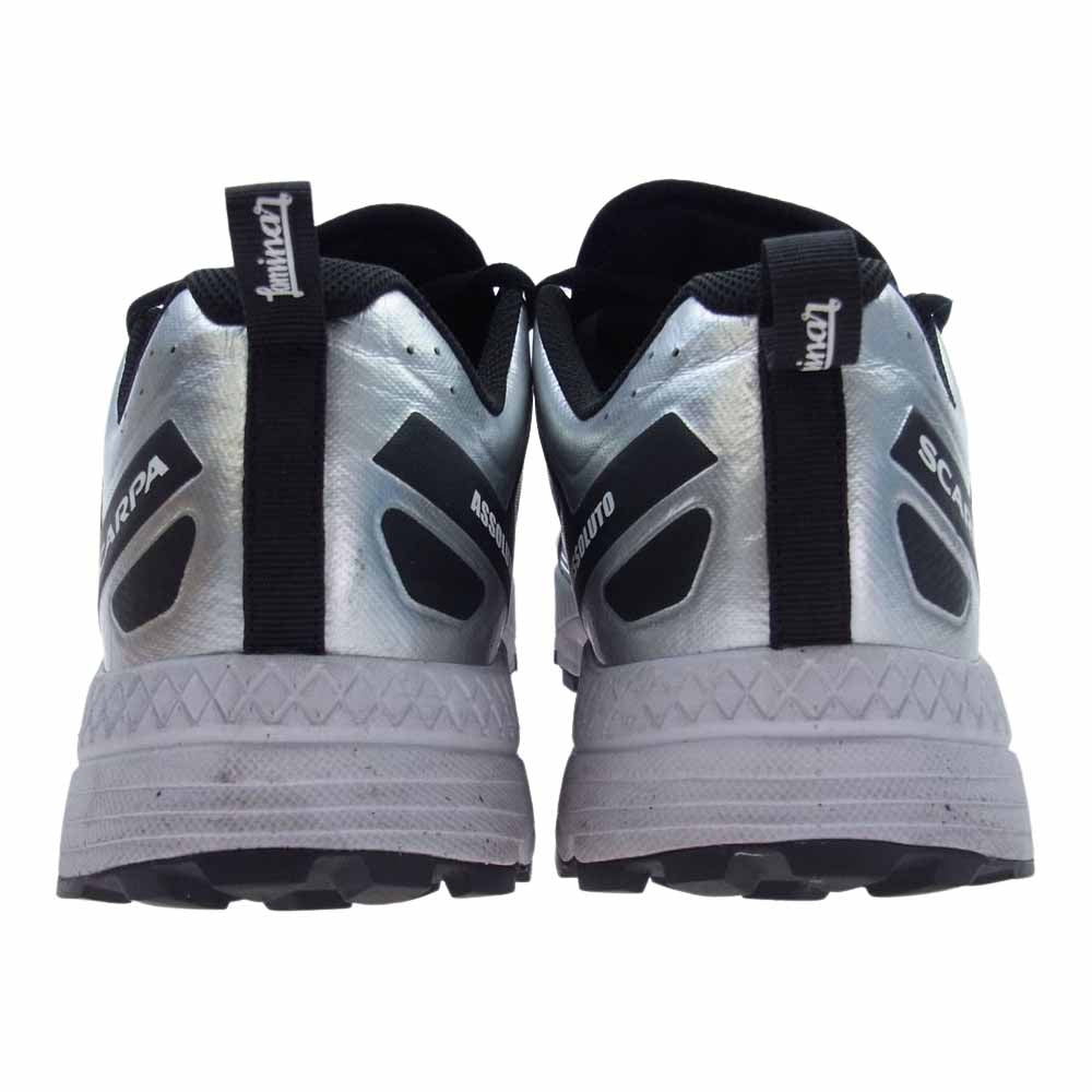 Herno ヘルノ 33073-200 × SCARPA SPIN ULTRA 2 ASSOLUTO GTX スカルパ トレイル ランニング シューズ ローカット スニーカー ブラック系 EU41【中古】