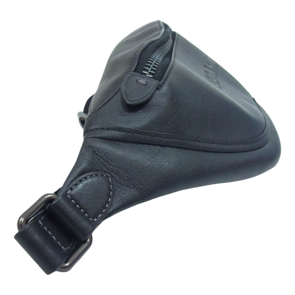 COACH コーチ C2291 League belt bag リーグ ベルトバッグ ウェスト ボディ バッグ ブラック系【美品】【中古】