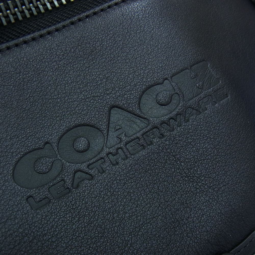 COACH コーチ C2291 League belt bag リーグ ベルトバッグ ウェスト ボディ バッグ ブラック系【美品】【中古】