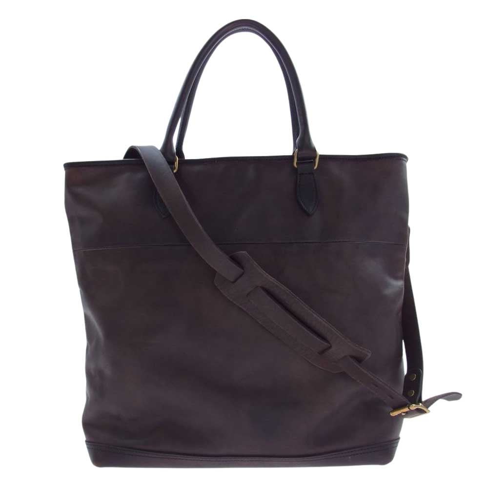 VASCO NELSON 2WAY ネルソン レザー トートバッグ ブラウン系【美品】【中古】