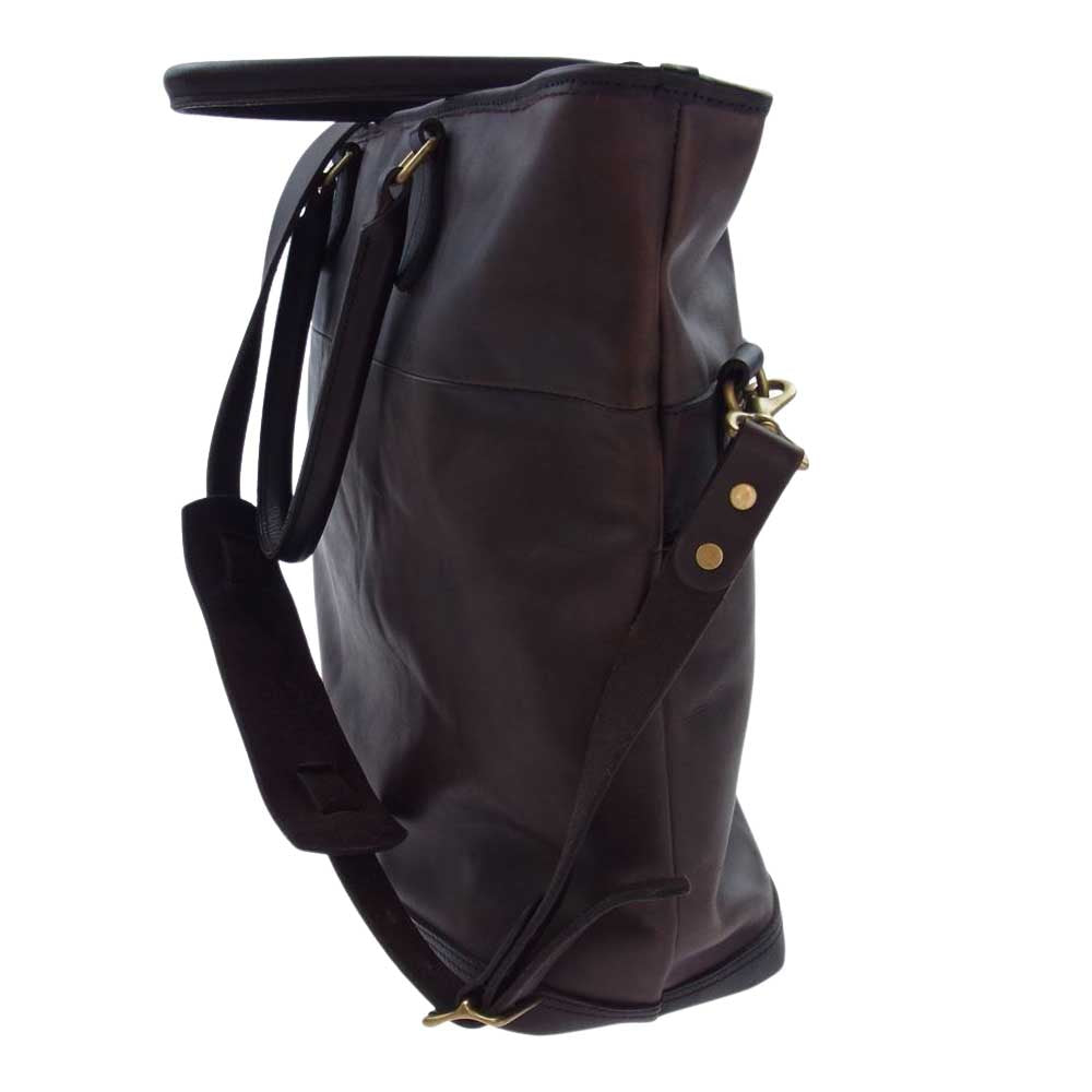 VASCO NELSON 2WAY ネルソン レザー トートバッグ ブラウン系【美品】【中古】
