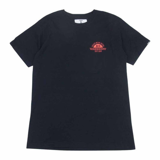 NEIGHBORHOOD ネイバーフッド CRAFT WITH PRIDE 東京 プリント TEE 半袖 Tシャツ ブラック系 L【中古】