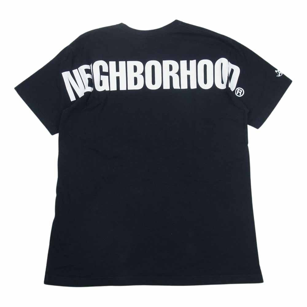 NEIGHBORHOOD ネイバーフッド C-TEE . SS/24 years of building the future ロゴ TEE 半袖 Tシャツ  ブラック系 L【中古】