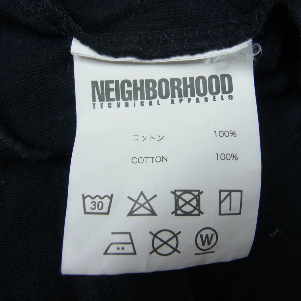 NEIGHBORHOOD ネイバーフッド × VANS バンズ アームロゴ プリント 長袖 TEE Tシャツ カットソー ブラック系 L【中古】