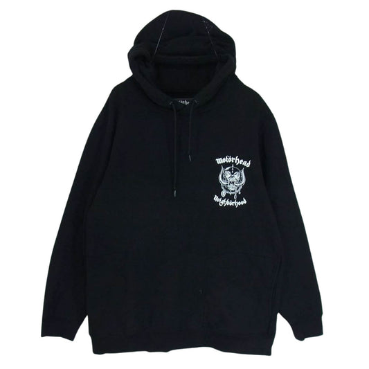 NEIGHBORHOOD ネイバーフッド 20AW   202UWMHN-CSM01S × MOTORHEAD MOTORHEAD NHMH プリント プルオーバーパーカー スウェット パーカー ブラック系 M【中古】