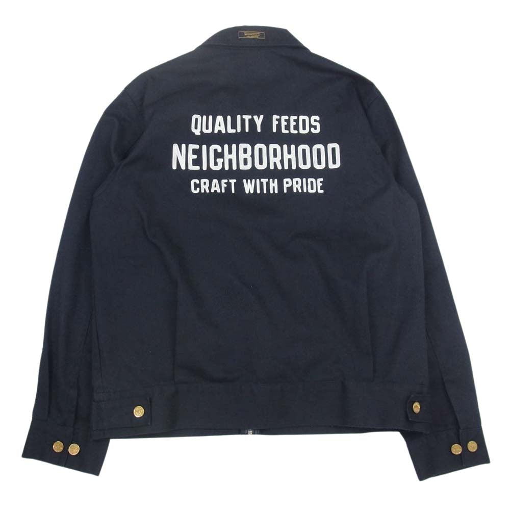 NEIGHBORHOOD ネイバーフッド 14AW 142SPNH-JKM01 SUNOCO/EC-JKT ワーク ジャケット ブラック系 L【中古】
