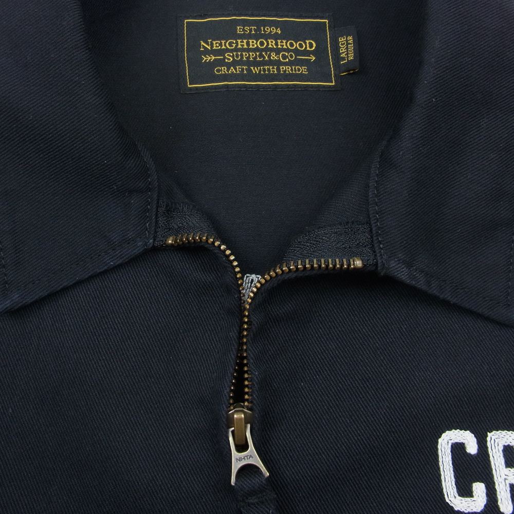 NEIGHBORHOOD ネイバーフッド 14AW 142SPNH-JKM01 SUNOCO/EC-JKT ワーク ジャケット ブラック系 L【中古】