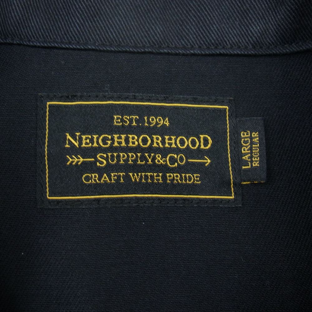 NEIGHBORHOOD ネイバーフッド 14AW 142SPNH-JKM01 SUNOCO/EC-JKT ワーク ジャケット ブラック系 L【中古】