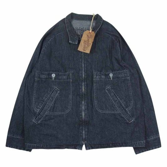 TENDERLOIN テンダーロイン 22SS  DENIM SWING TOP デニム スイングトップ ジャケット  ブラック系 M【美品】【中古】