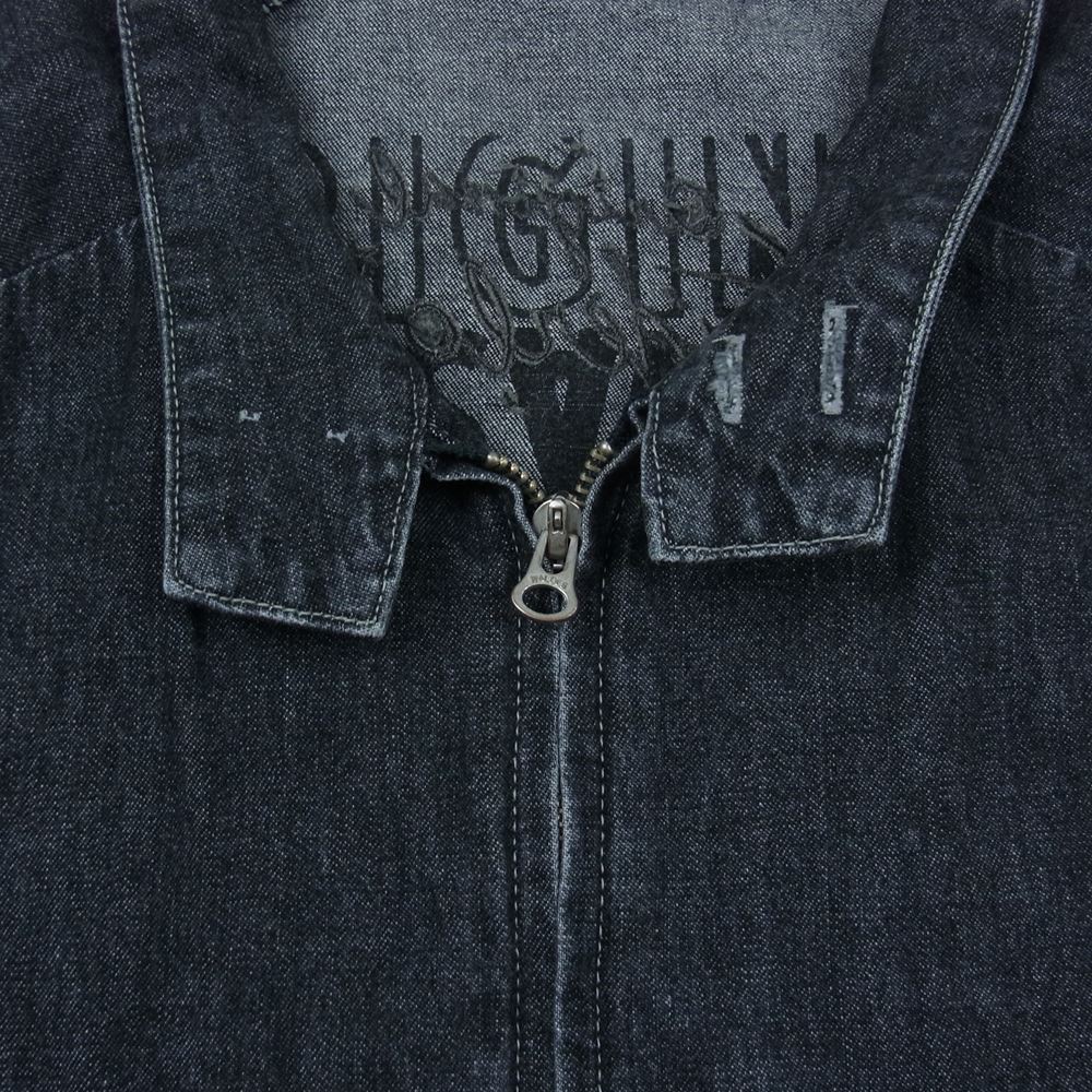 TENDERLOIN テンダーロイン 22SS  DENIM SWING TOP デニム スイングトップ ジャケット  ブラック系 M【美品】【中古】