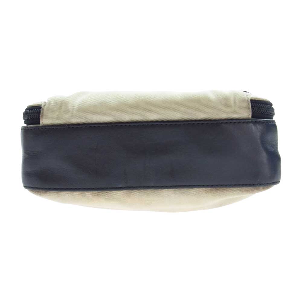 GUCCI グッチ 007 2019 001998 ナイロン レザー ショルダー バッグ ベージュ系【中古】