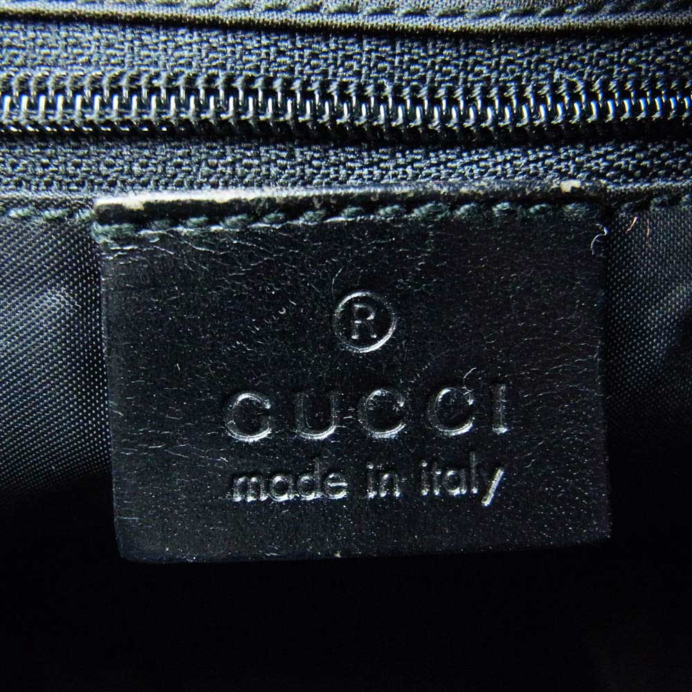 GUCCI グッチ 007 2019 001998 ナイロン レザー ショルダー バッグ ベージュ系【中古】
