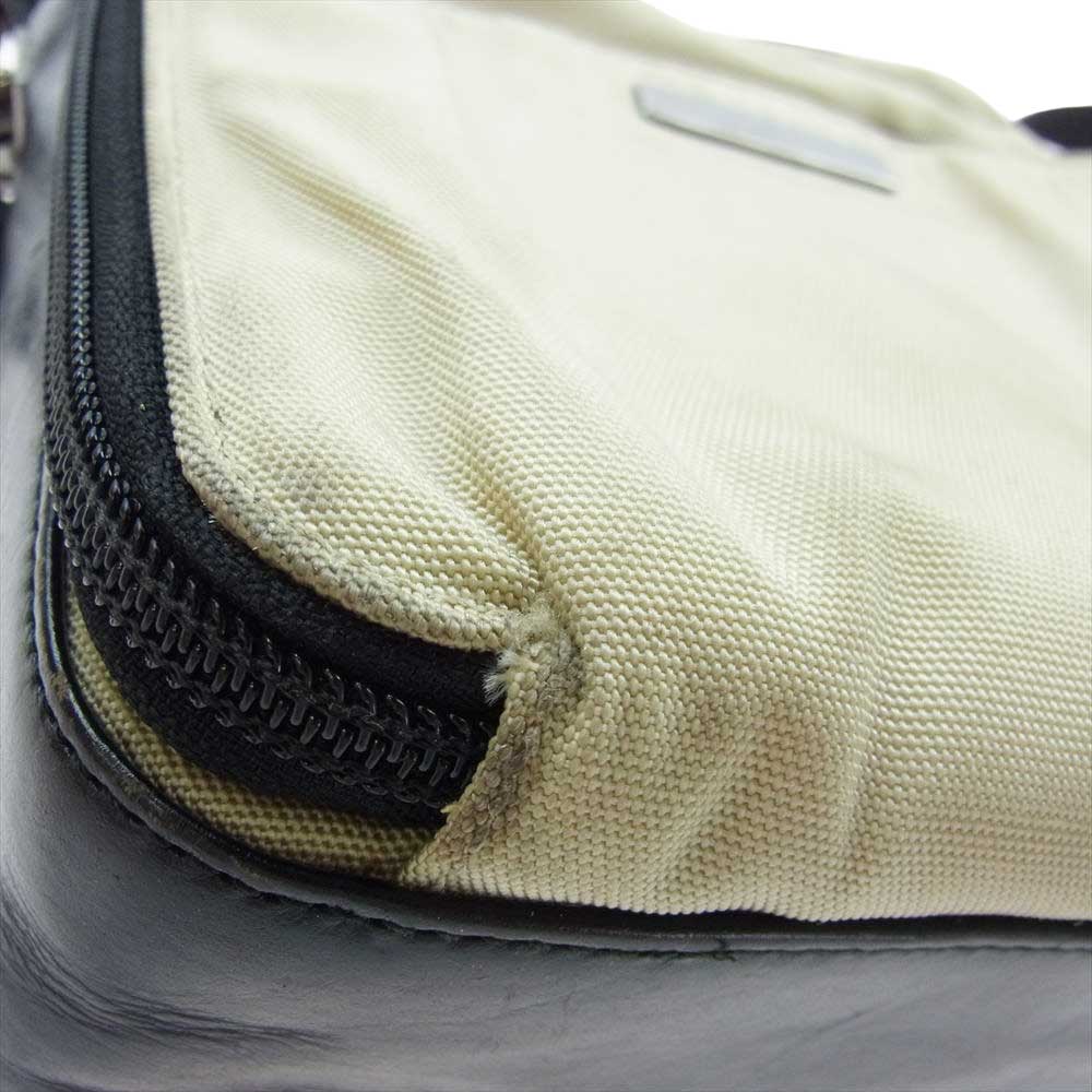 GUCCI グッチ 007 2019 001998 ナイロン レザー ショルダー バッグ ベージュ系【中古】