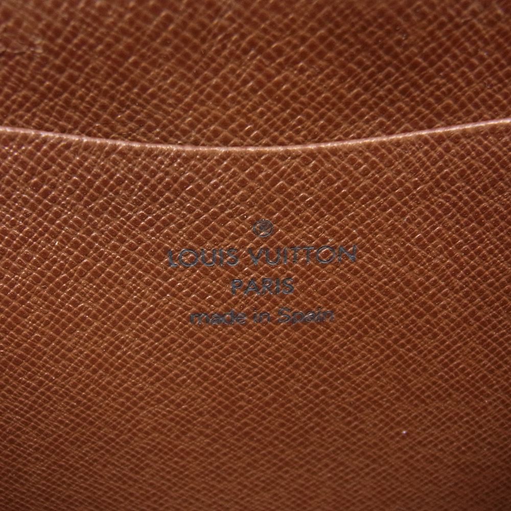LOUIS VUITTON ルイ・ヴィトン M61727 ポルト モネ ジップ ラウンド ファスナー 財布 ブラウン系【中古】