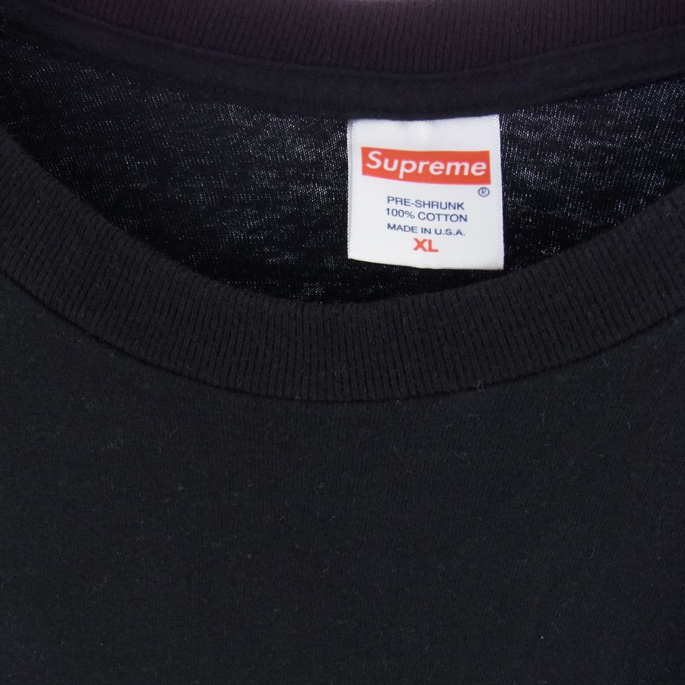 Supreme シュプリーム 21SS  Nuova York Tee ヌオーヴァヨークプリント TEE 半袖 Tシャツ ブラック系 XL【中古】